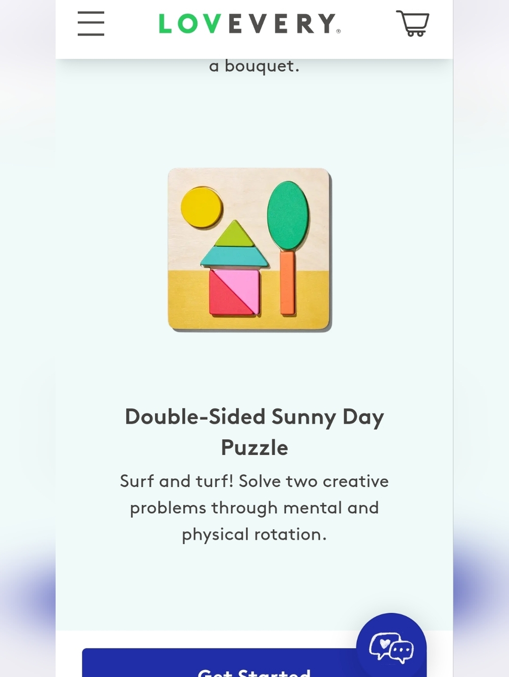 Lovevery Double-Sided Sunny Day Puzzle - Multicolor